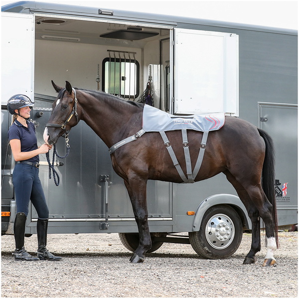 2025 Equilibrium Heatsense Horse Massage Pad 35864 - Grey